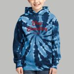 Youth Tie-Dye Hoodie - Gray Thumbnail