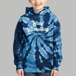 Youth Tie-Dye Hoodie - Gray Thumbnail