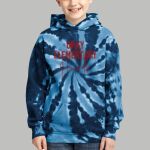 Youth Tie-Dye Hoodie - Gray Thumbnail