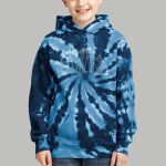 Youth Tie-Dye Hoodie - Gray Thumbnail