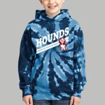 Youth Tie-Dye Hoodie - Gray Thumbnail