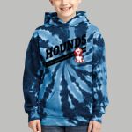 Youth Tie-Dye Hoodie - Gray Thumbnail