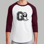Adult Raglan T-Shirt - Gray Thumbnail