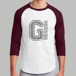 Adult Raglan T-Shirt - Gray Thumbnail