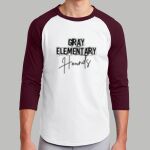 Adult Raglan T-Shirt - Gray Thumbnail