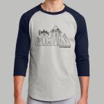 Adult Raglan T-Shirt - Gray Thumbnail