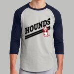 Adult Raglan T-Shirt - Gray Thumbnail