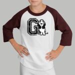 Youth Raglan T-Shirt - Gray Thumbnail