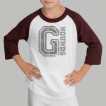 Youth Raglan T-Shirt - Gray Thumbnail