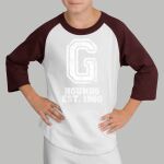 Youth Raglan T-Shirt - Gray Thumbnail