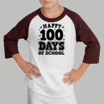 Youth Raglan T-Shirt - Gray Thumbnail