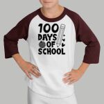 Youth Raglan T-Shirt - Gray Thumbnail