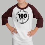 Youth Raglan T-Shirt - Gray Thumbnail