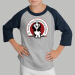Youth Raglan T-Shirt - Gray Thumbnail