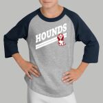 Youth Raglan T-Shirt - Gray Thumbnail