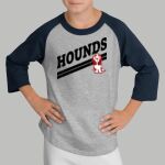Youth Raglan T-Shirt - Gray Thumbnail