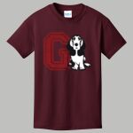 Youth Maroon T-Shirt - Gray Thumbnail