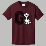 Youth Maroon T-Shirt - Gray Thumbnail