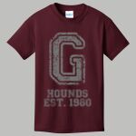 Youth Maroon T-Shirt - Gray Thumbnail