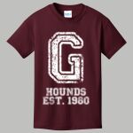 Youth Maroon T-Shirt - Gray Thumbnail