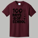 Youth Maroon T-Shirt - Gray Thumbnail