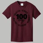 Youth Maroon T-Shirt - Gray Thumbnail