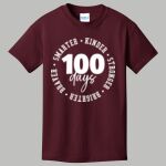 Youth Maroon T-Shirt - Gray Thumbnail