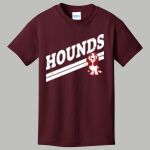 Youth Maroon T-Shirt - Gray Thumbnail