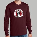 Adult Maroon Long Sleeve Shirt - Gray Thumbnail