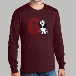 Adult Maroon Long Sleeve Shirt - Gray Thumbnail