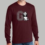 Adult Maroon Long Sleeve Shirt - Gray Thumbnail
