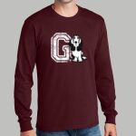 Adult Maroon Long Sleeve Shirt - Gray Thumbnail