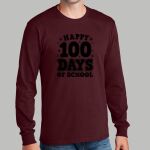 Adult Maroon Long Sleeve Shirt - Gray Thumbnail