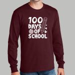 Adult Maroon Long Sleeve Shirt - Gray Thumbnail