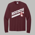 Adult Maroon Long Sleeve Shirt - Gray Thumbnail