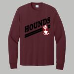 Adult Maroon Long Sleeve Shirt - Gray Thumbnail