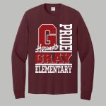 Adult Maroon Long Sleeve Shirt - Gray Thumbnail